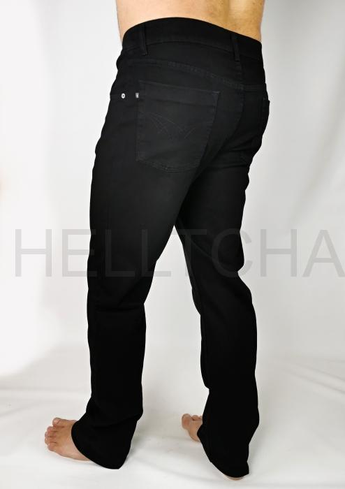 Pánské černé jeansy 06X CARY v délce 34"