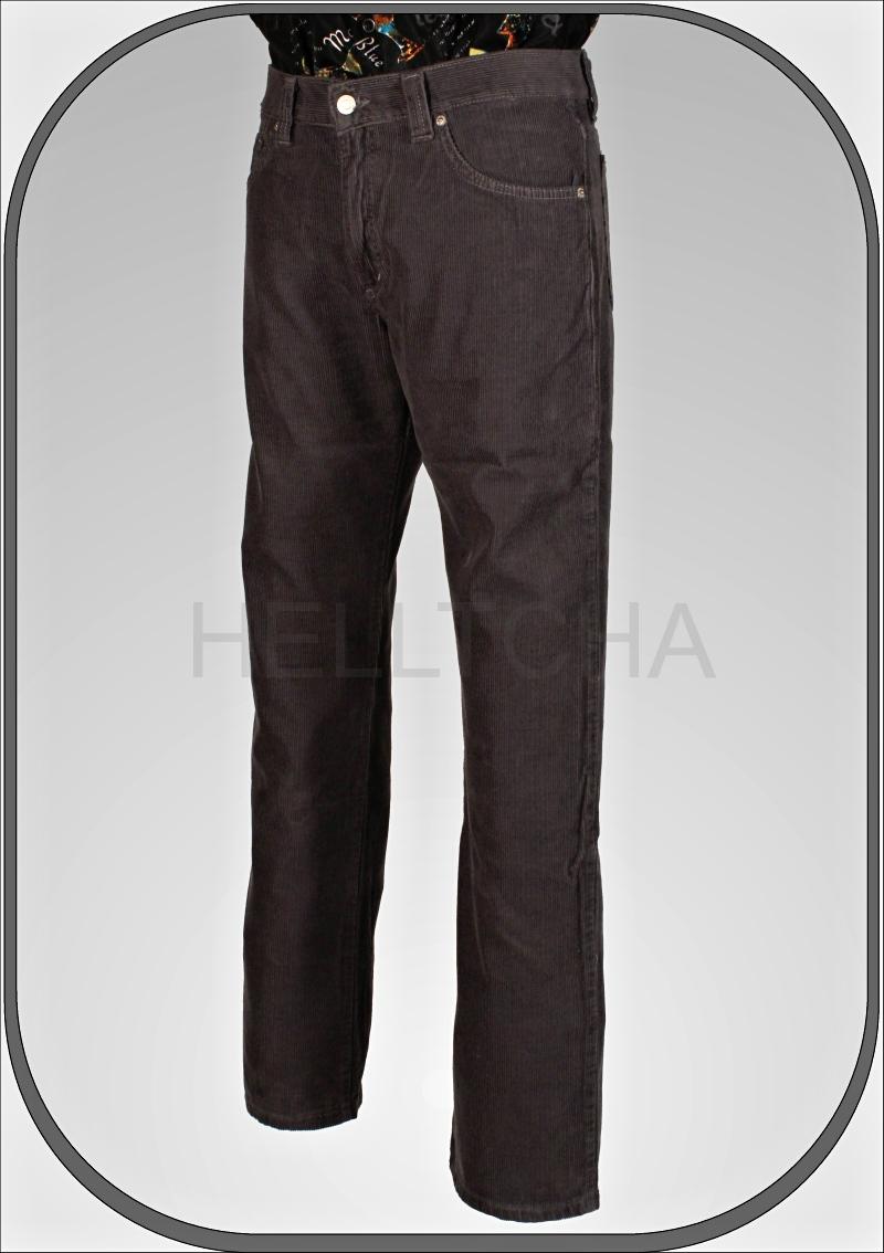 Pánské šedé manšestráky 308 dl.32"