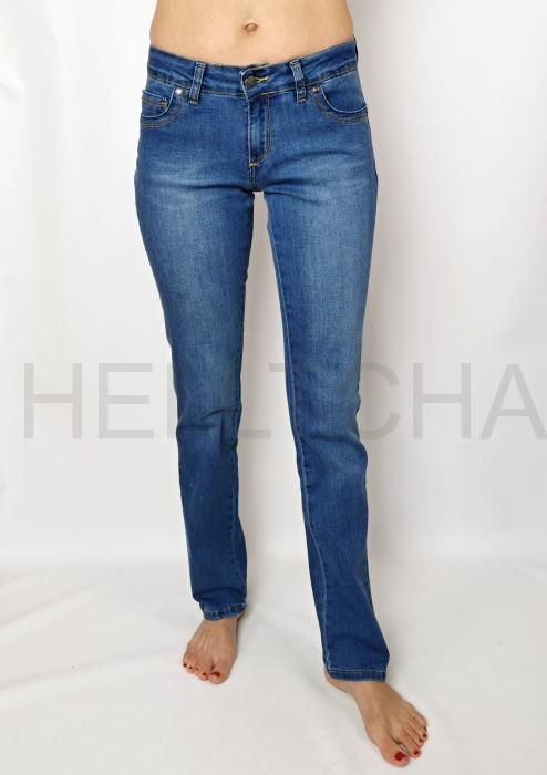 Dámské středně modré rifle 415/SV dl. 30" (76 cm)