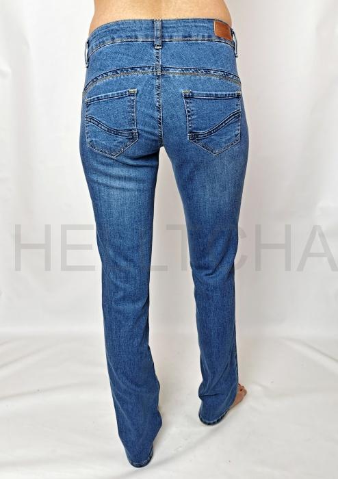 Dámské středně modré rifle 415/SV dl. 30" (76 cm)