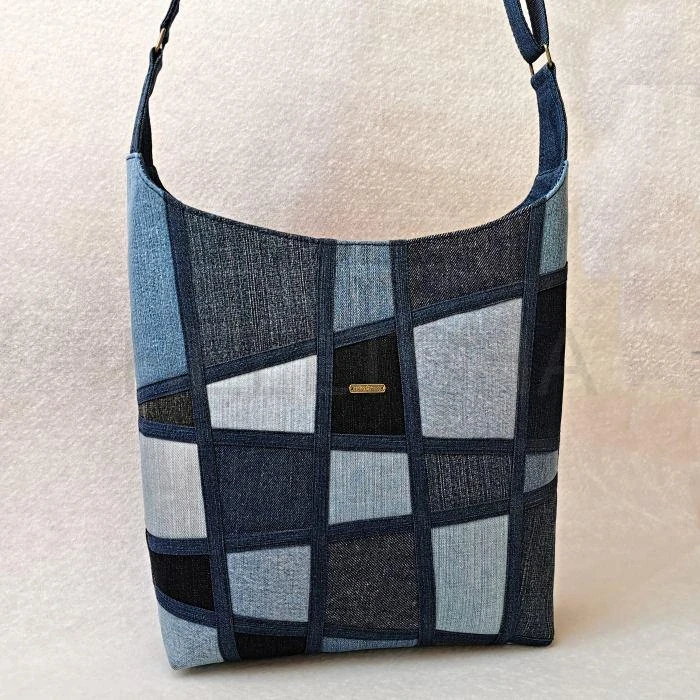 Džínová crossbody kabelka TYRKYS 2