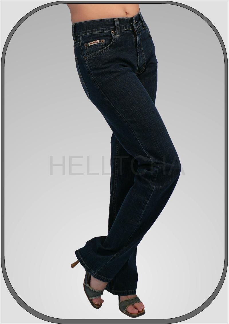 Dámské jeansy vysoké do pasu 135