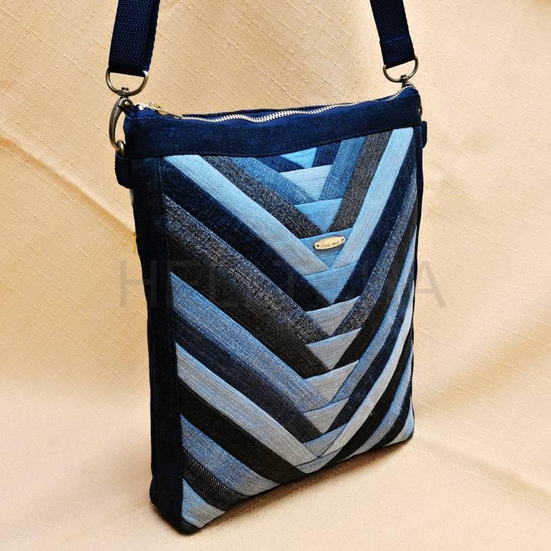 Ručně šitá kabelka přes rameno CROSSBODY9 patchwork