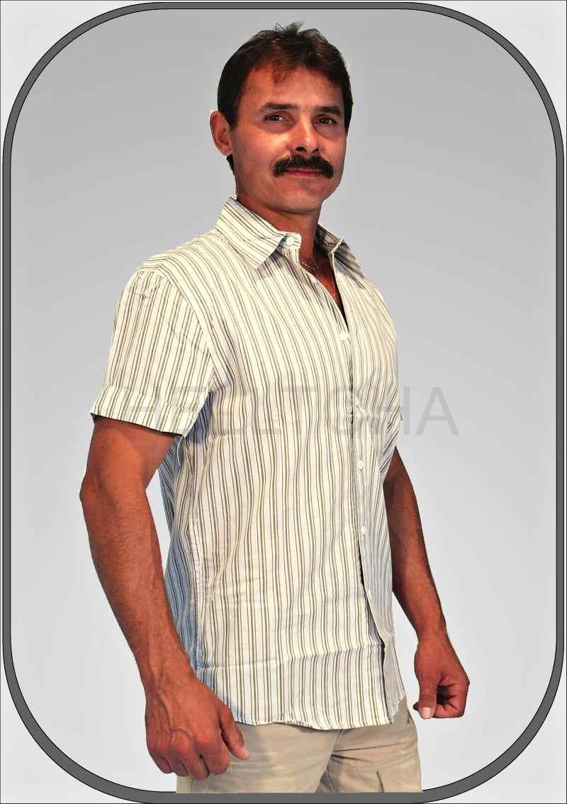 Pánská proužkovaná košile FSHM553/W1