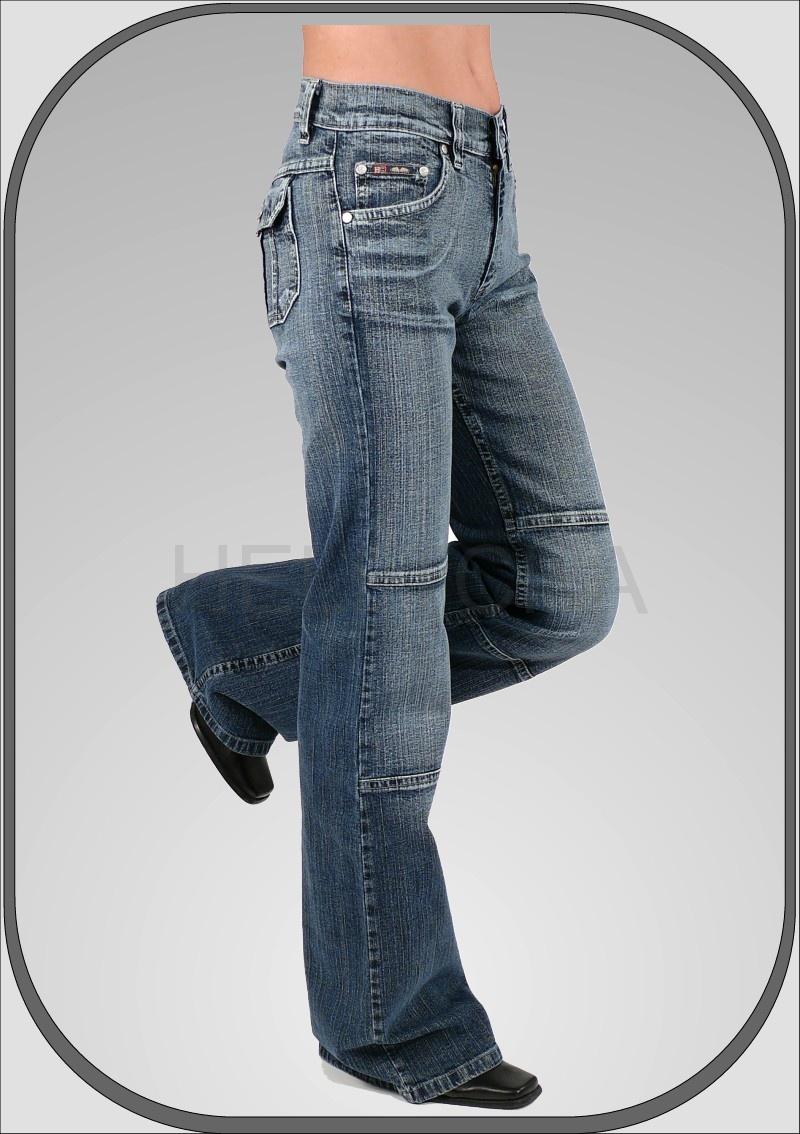 Dámské jeansy SHARK bělené 5336