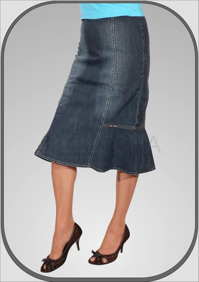 Dámská riflová sukně 5433