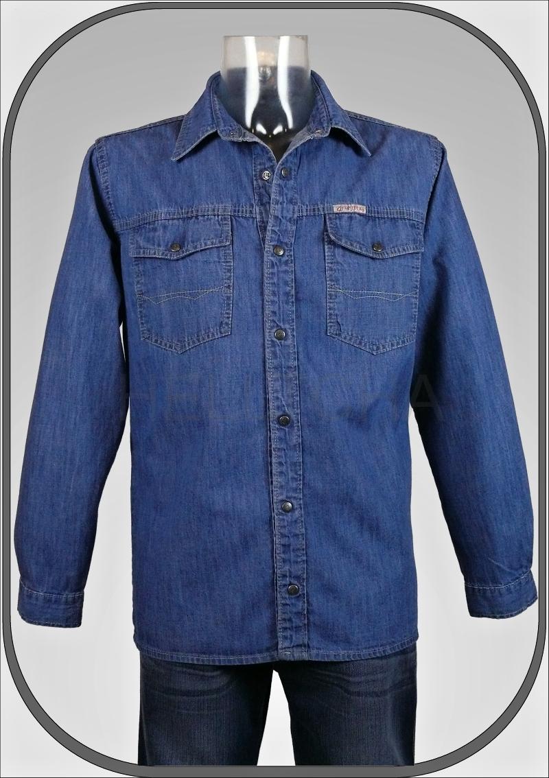 Světlá pánská džínová košile 185