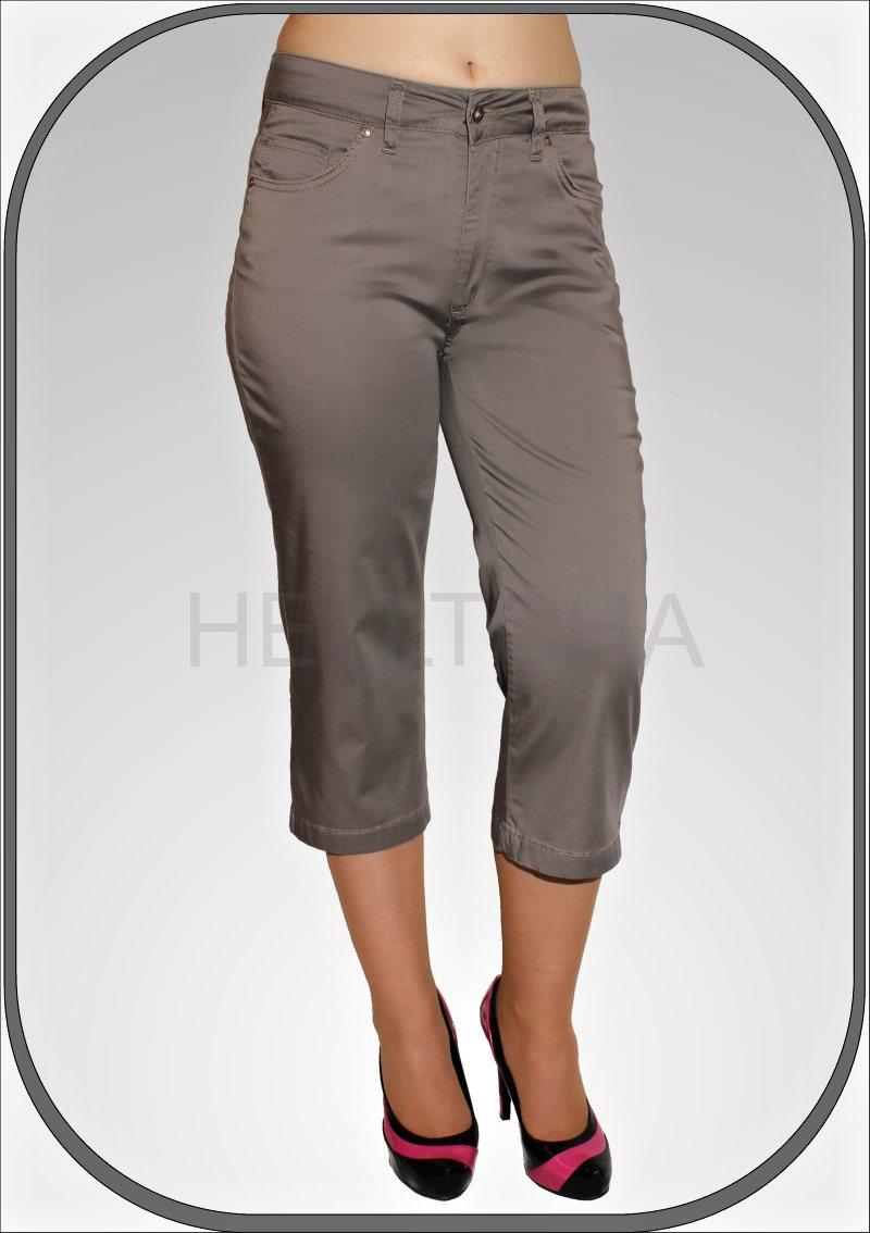 Dámské šedé capri kalhoty 307