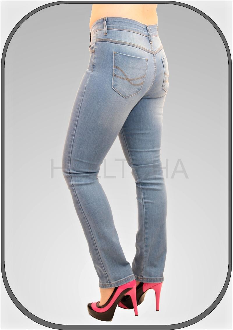Dámské světle modré prodloužené džíny 216/2 dl. 36"(91cm)