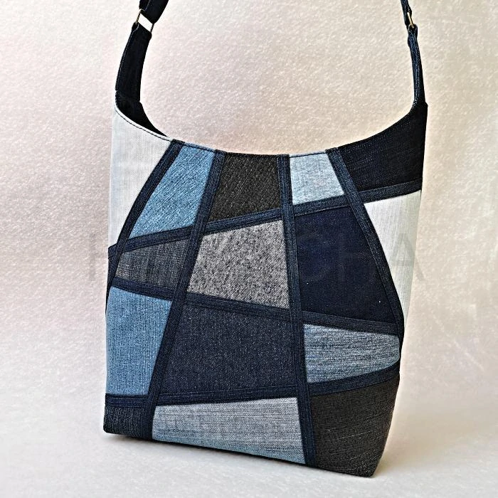 Džínová crossbody kabelka TYRKYS 2