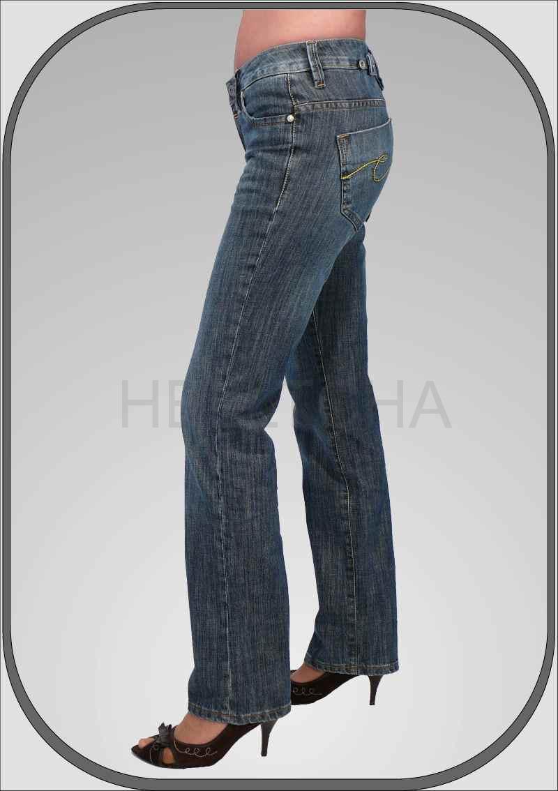 Dámské prodloužené jeansy 386/45 dl. 34"(86cm)