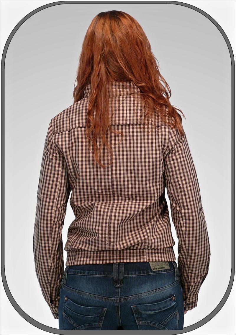 Dámská kostkovaná bunda FJLW502/A9