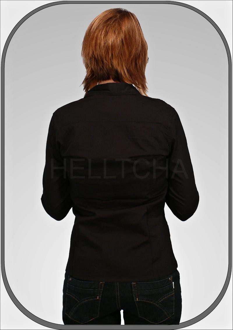 Černá dámská košile FSHW605/BLACK