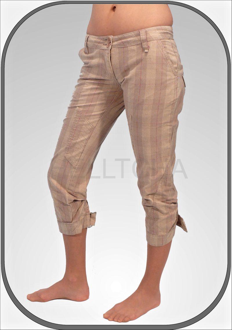 Dámské kostkované capri FTRW404/B8
