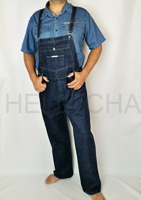 Pánské modré riflové lacláče 167 nadměr. dl. 36"(91cm)