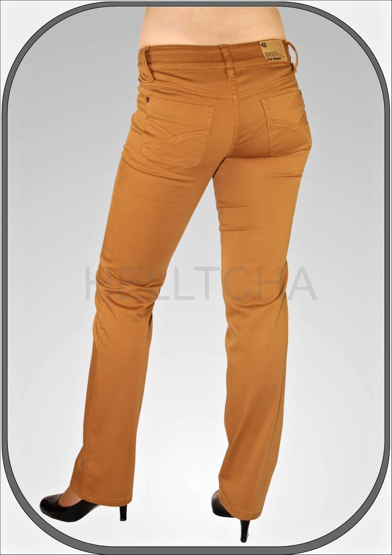 Dámské skořicově hnědé kalhoty 202 dl. 32"(81cm)