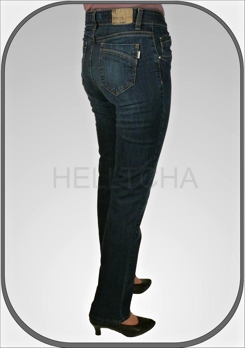 Dámské vyšší jeansy POLLA dl. 32" (81cm)