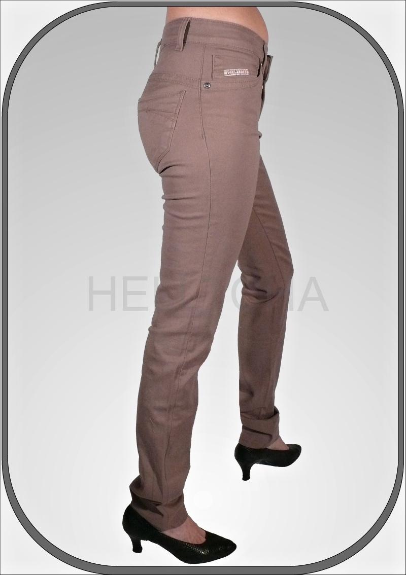 Béžové dámské kalhoty CLEO dl. 34" (86cm)