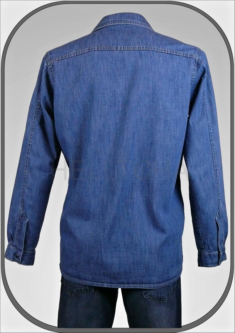 Světlá pánská džínová košile 185