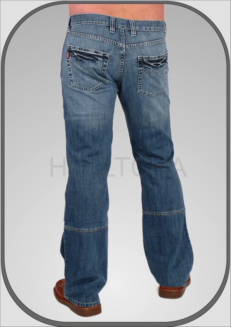 Pánské jeansy se zipy 5434