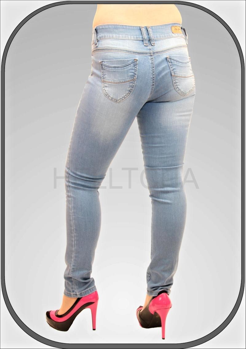 Dámské prodloužené světlé džíny 226/2 dl. 34"(86cm)