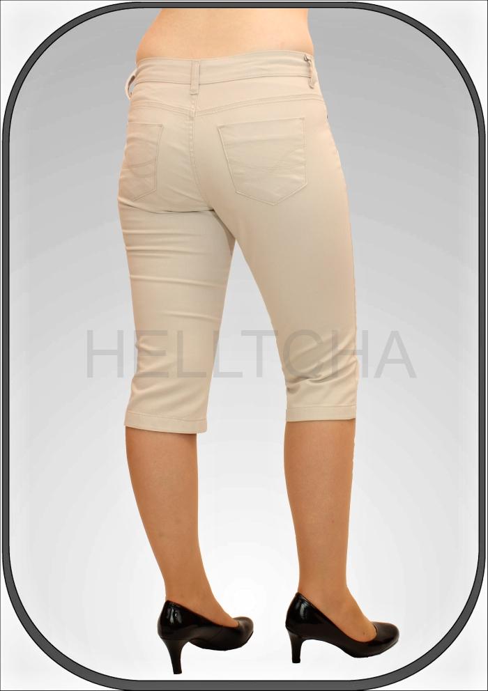 Dámské béžové capri kalhoty 216