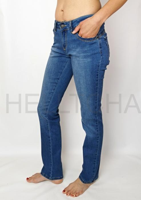 Dámské středně modré rifle 415/SV dl. 30" (76 cm)