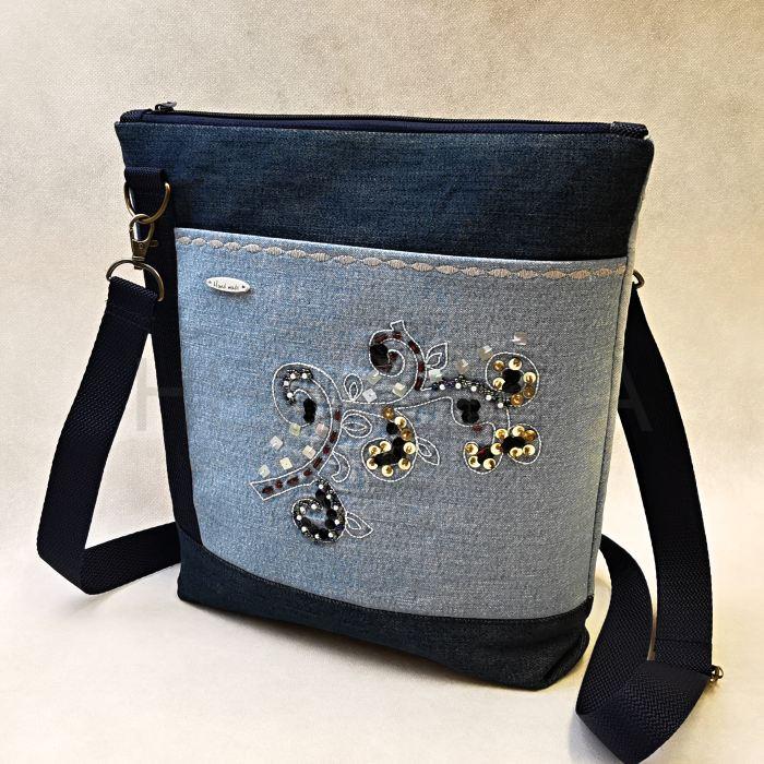Jeansová crossbody kabelka LABRADORIT 3