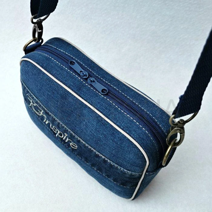 Riflová crossbody kabelka GRANÁTEK 2