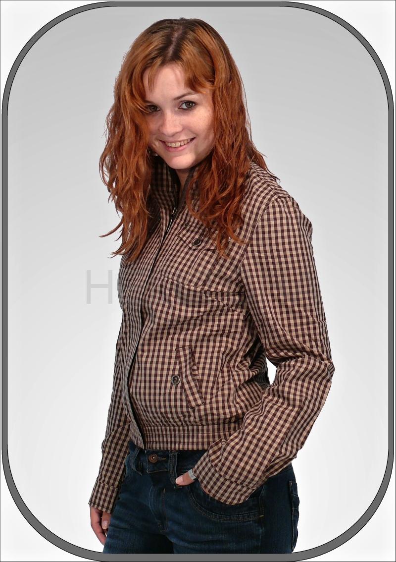 Dámská kostkovaná bunda FJLW502/A9