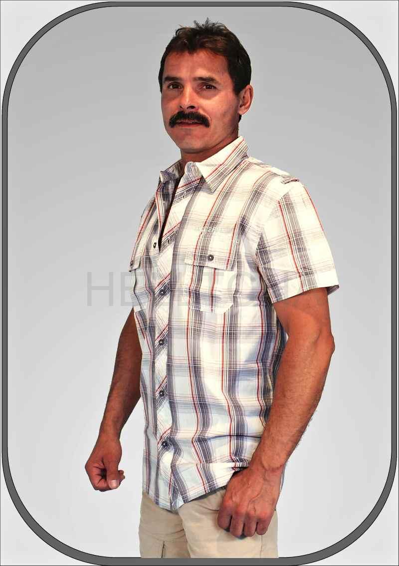 Pánská kostkovaná košile FSHM556/W5B