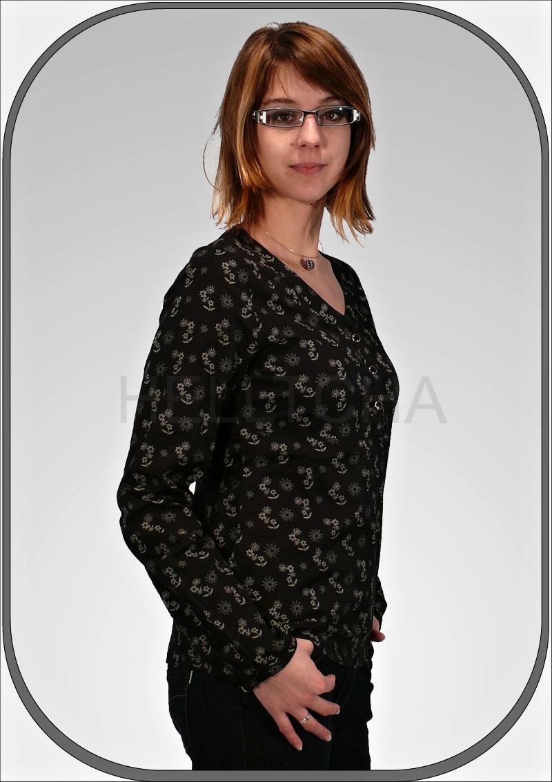 Dámská košilová halenka FSHW602/BLACK