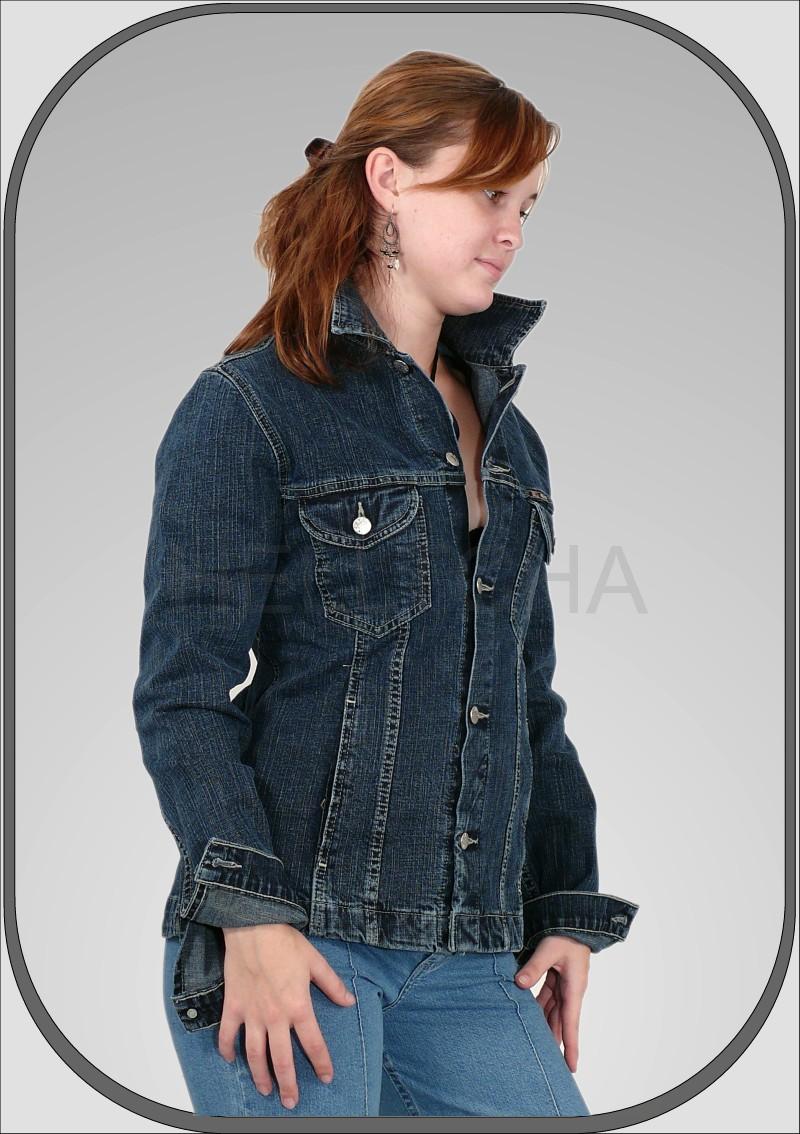 Dámská sepraná jeansová bunda 5387
