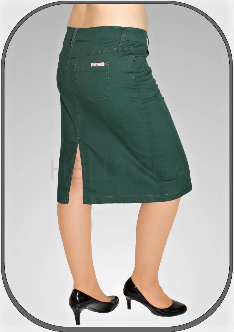 Dámská zelená sukně 035