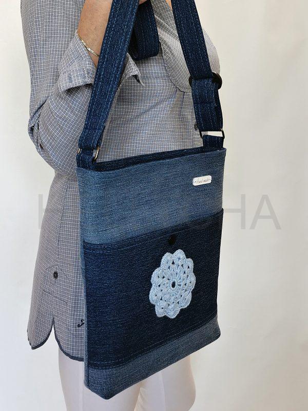 Ručně šitá kabelka přes rameno CROSSBODY