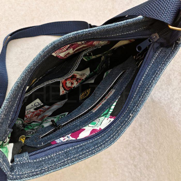 Jeansová kabelka přes rameno CROSSBODY 12