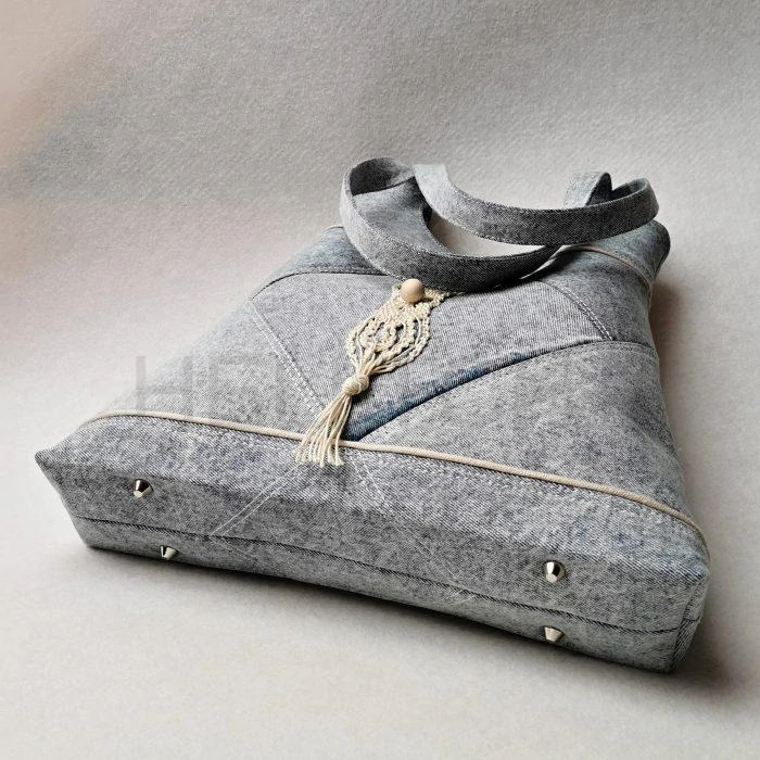 Světle modrá riflová kabelka ALEXANDRIT 5