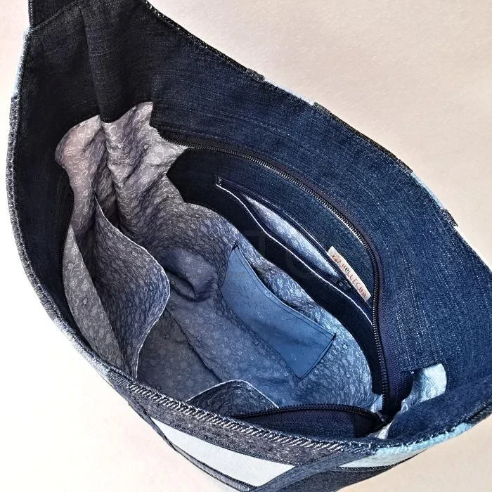 Džínová crossbody kabelka TYRKYS 2