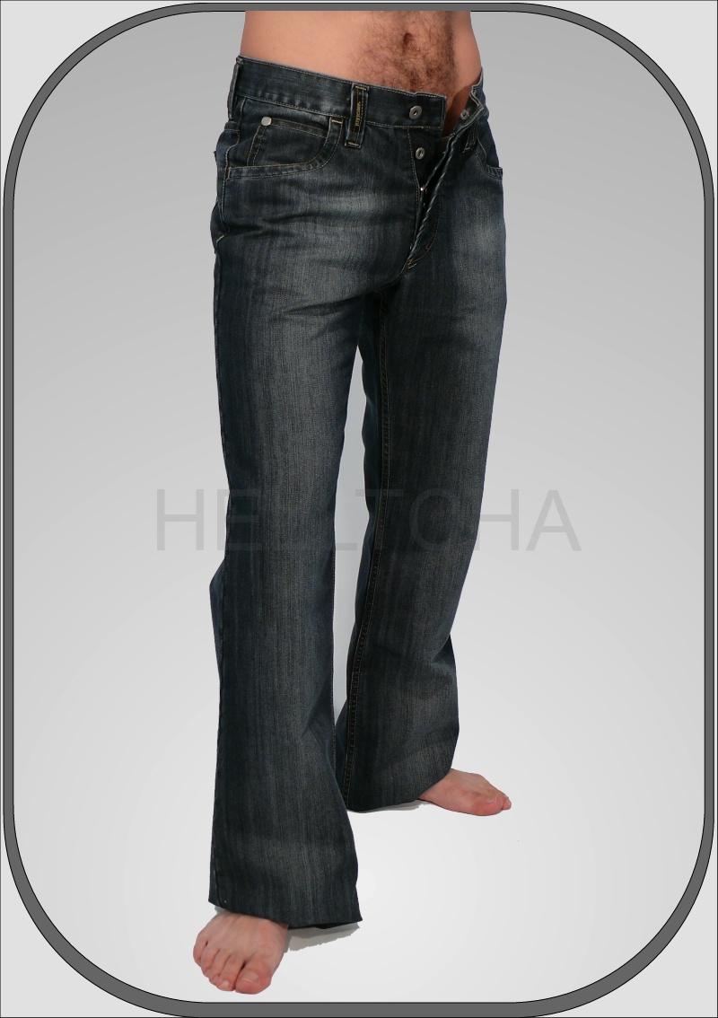 Pánské seprané jeansy 351/21  dl. 34''(86cm)