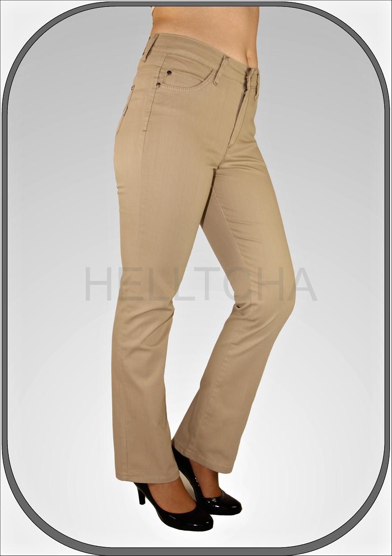 Dámské béžové kalhoty 216/B9 dl. 32"(81cm)