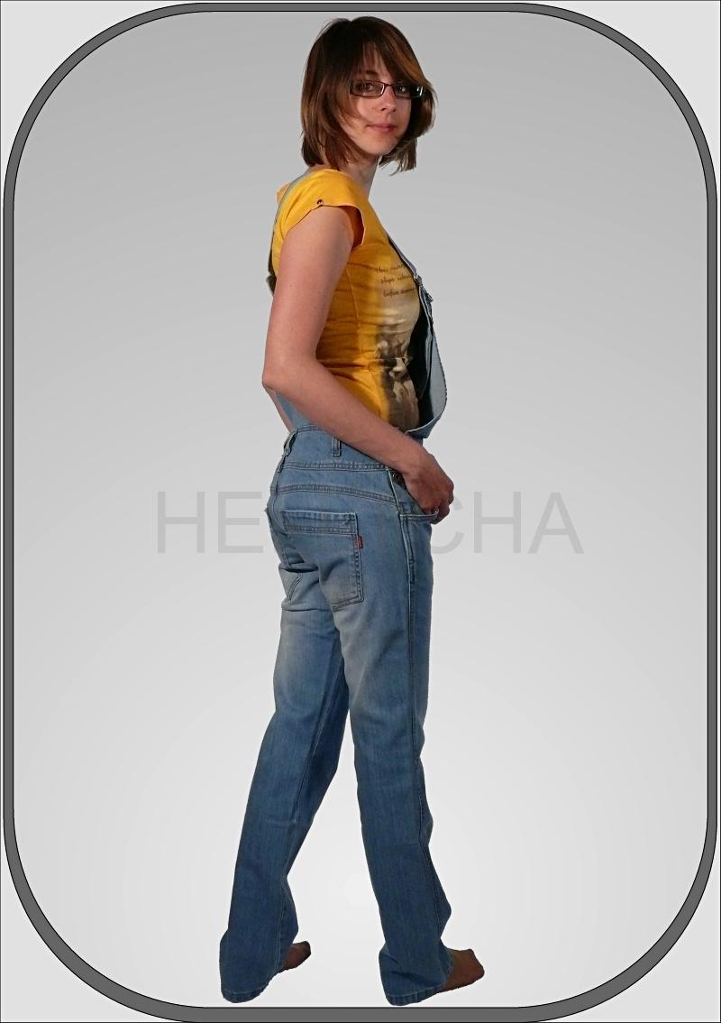 Dámské riflové bokové lacláče AMANDA dl. 32" (81cm)