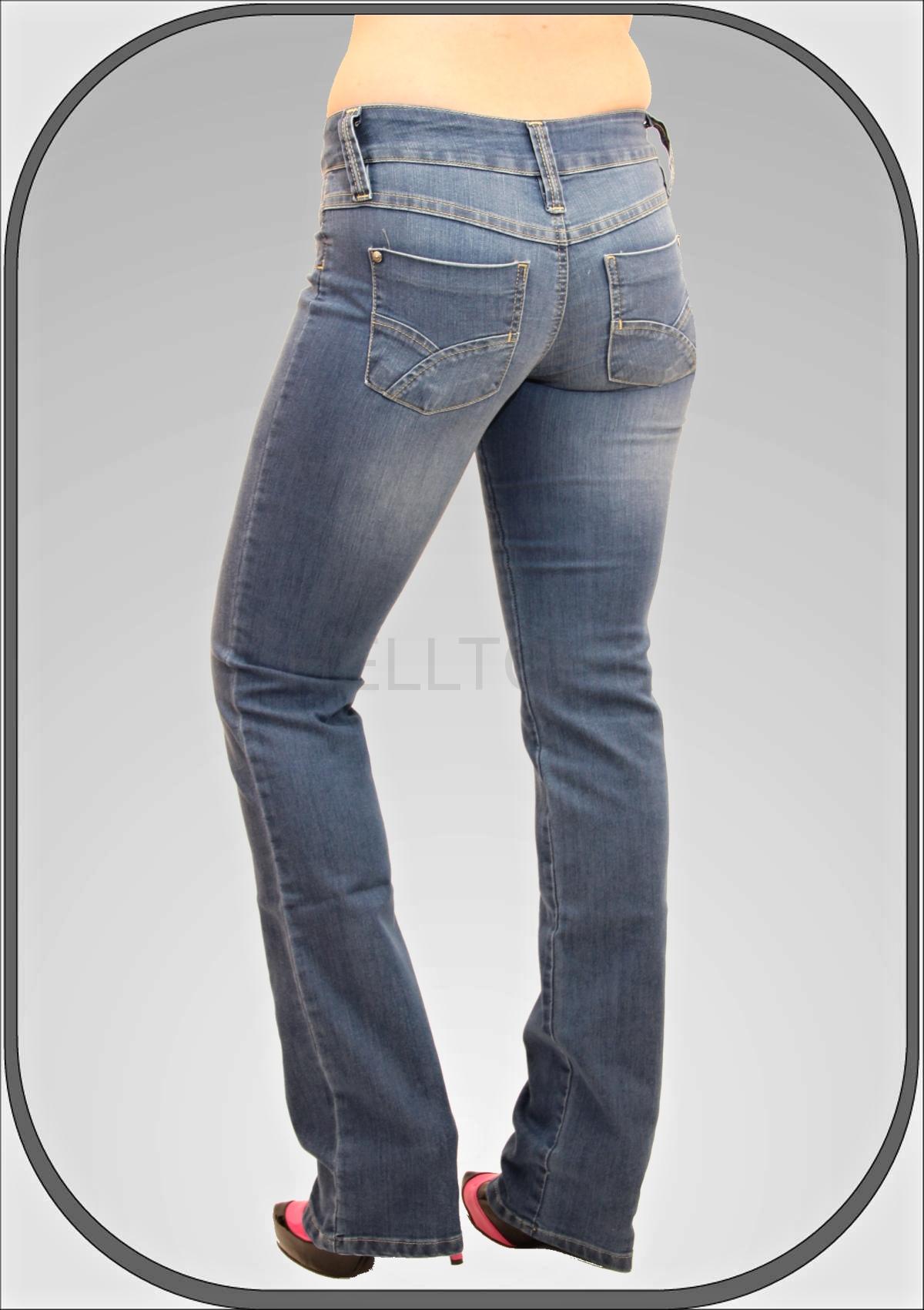 Dámské polovysoké jeansy 202/56b dl. 32"(81cm)
