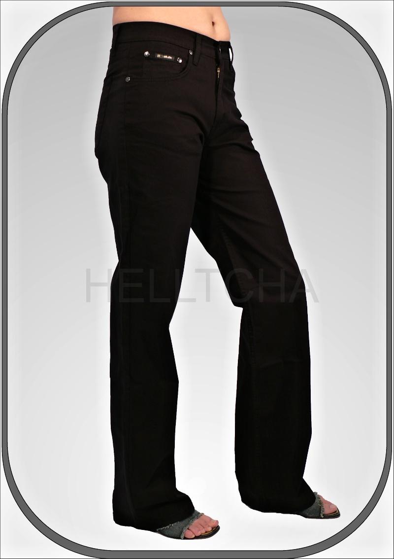 Dámské černé kalhoty 5451