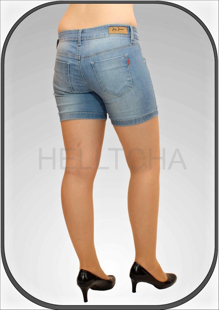 Dámské světlé jeansové kraťasy ADA/2