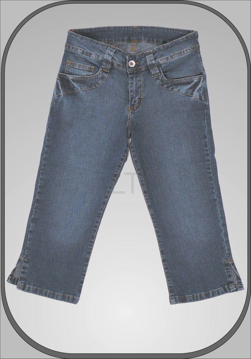 Dámské jeansové kalhoty capri 119