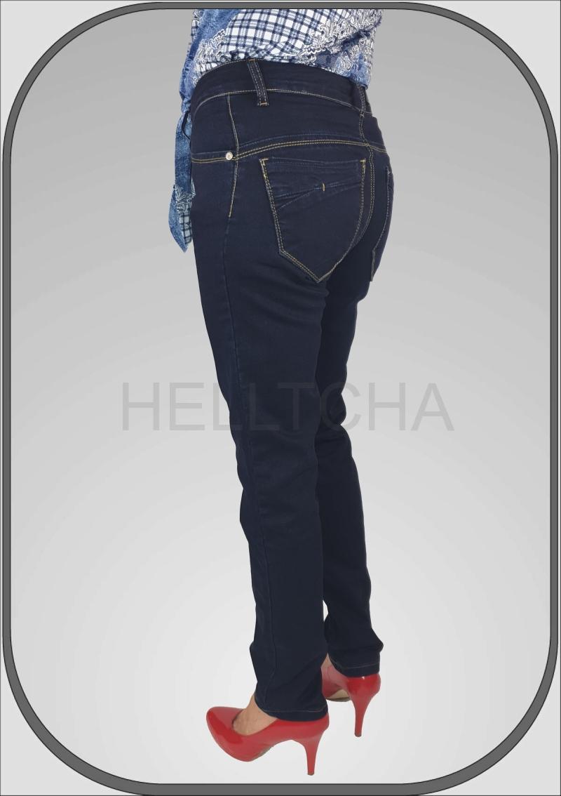 Dámské tmavě modré úzké džíny CLEO/27 dl. 36" (91cm)