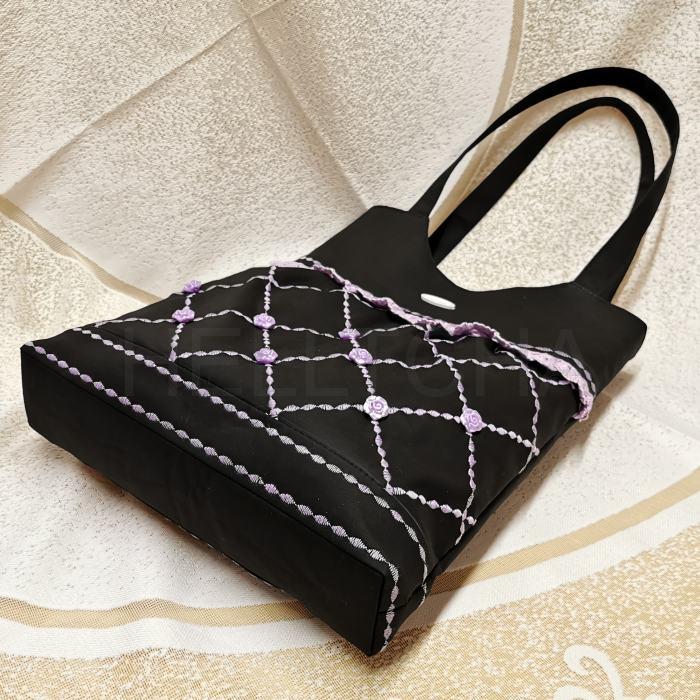 Černá kabelka RŮŽENÍN 