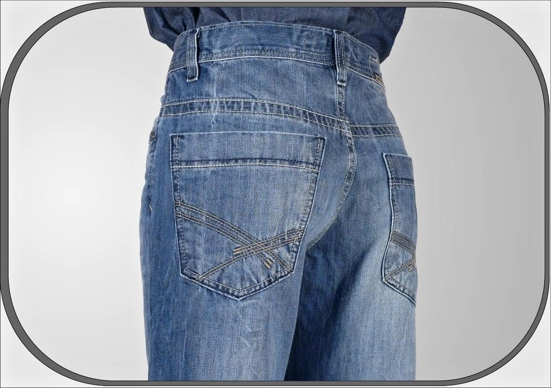 Pánské prodloužené jeansy 448/31 dl.38" (96cm)