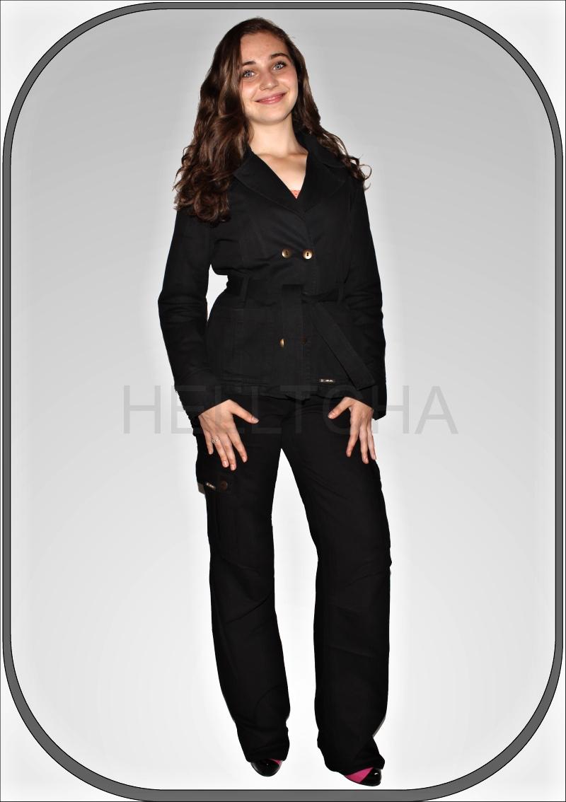 Dámské černé sako 5411