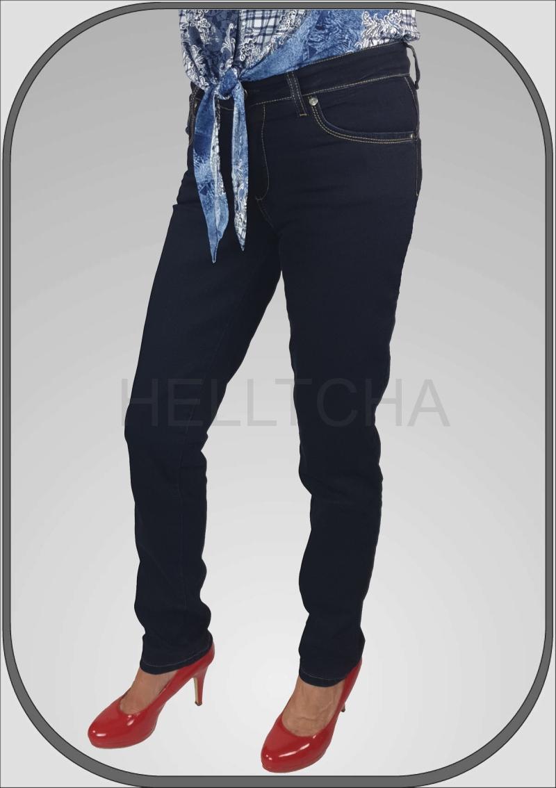 Dámské tmavě modré úzké džíny CLEO/27 dl. 32" (81cm)